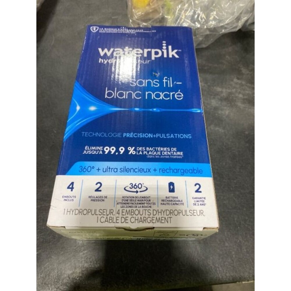 Waterpik Cordless Pearl Rechargeable Portable Water Flosser for Teeth, Gums, Bra